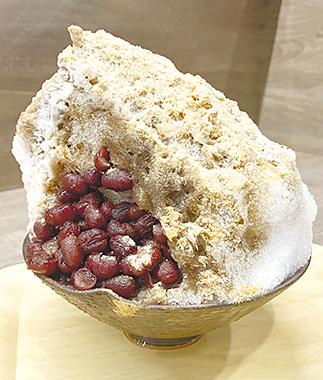 ほうじ茶きなこ金時氷